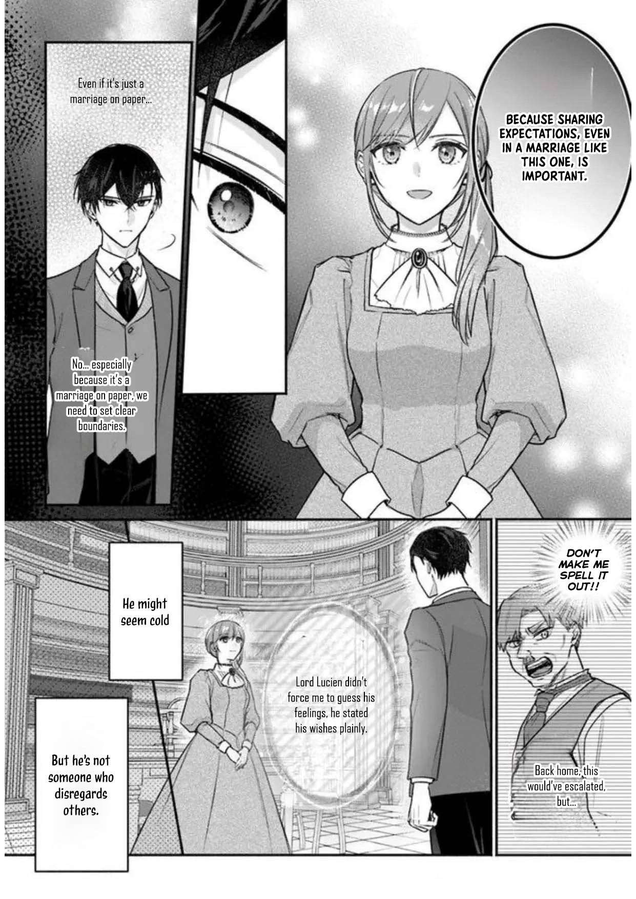 I Told My Political Marriage Husband "You Don't Have to Love Me," and That's When the Spoiling Began Chapter 2 Page 24